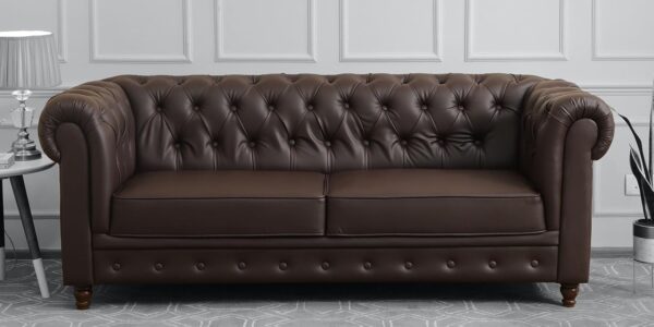 2 Seater Sofa (Brown)