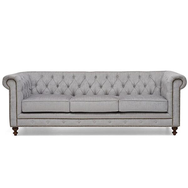 2 Seater Sofa (Grey) - Image 3