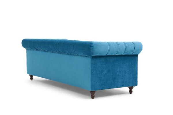 3 Seater Sofa (Blue) - Image 2