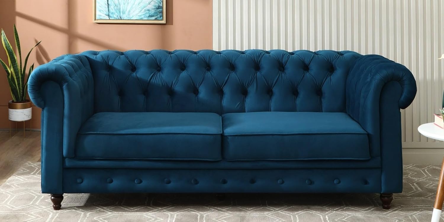 2 Seater Sofa (Dark Blue)