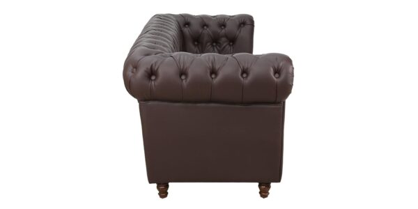 2 Seater Sofa (Brown) - Image 5