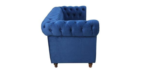 2 Seater Sofa (Blue) - Image 5