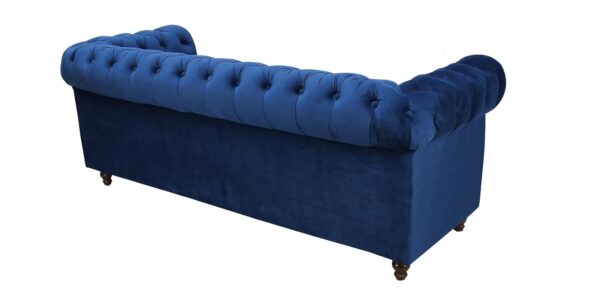 2 Seater Sofa (Blue) - Image 4