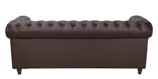 2 Seater Sofa (Brown) - Image 6