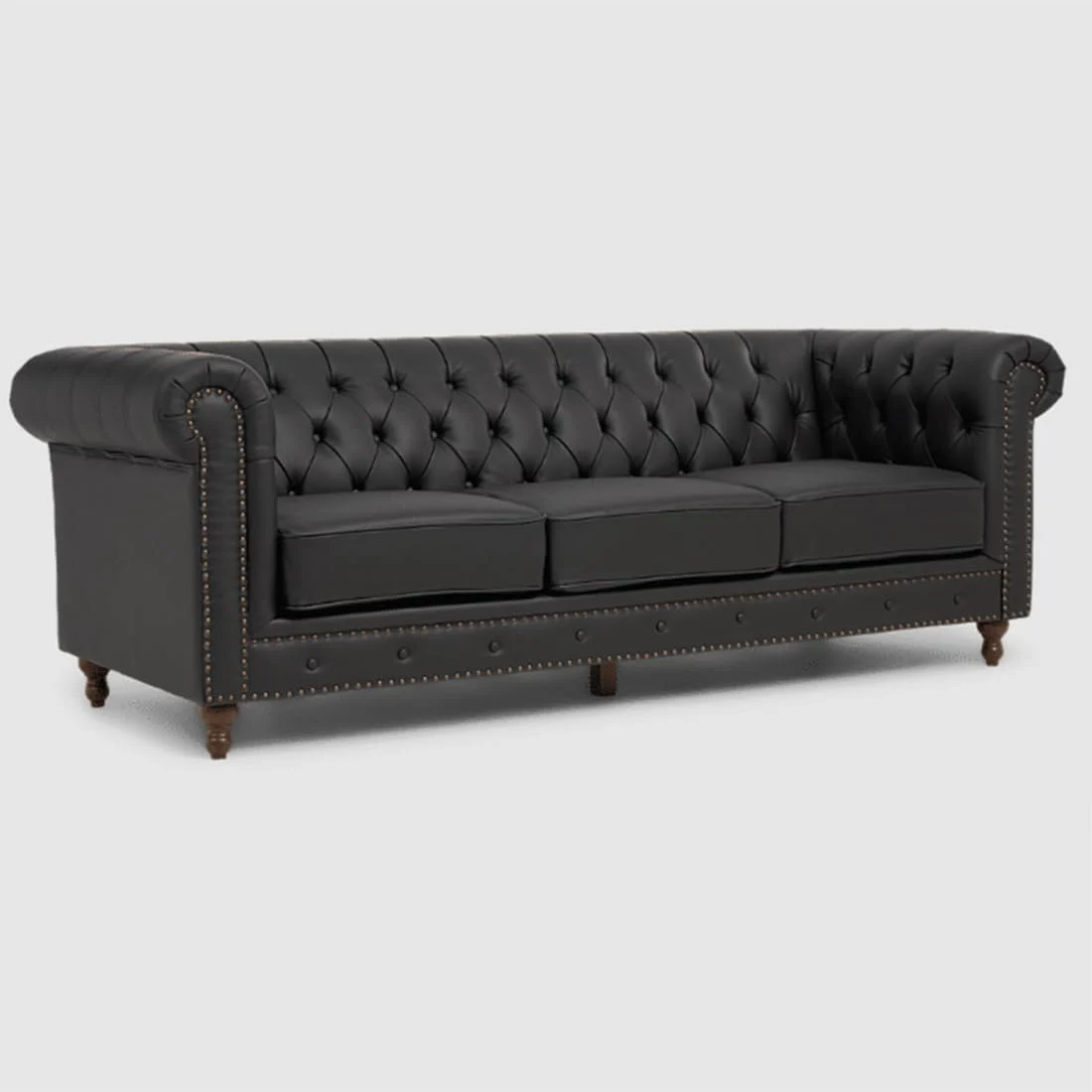 Luxury Tufted Chesterfield 3 Seater Sofa - Image 3