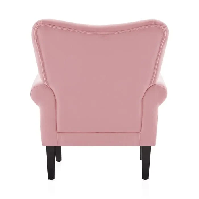 Living Room Accent Chair with Wooden Legs - Image 8