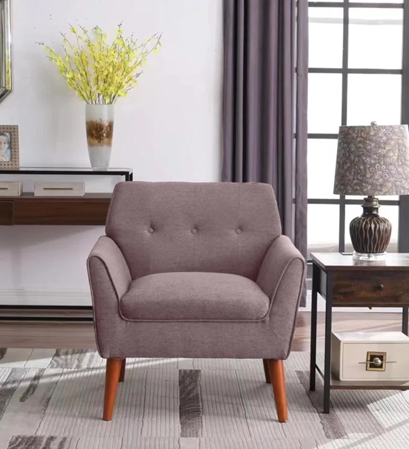 Compact Living Room Accent Chair