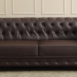 2 Seater Sofa (Brown)