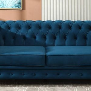 2 Seater Sofa (Dark Blue)